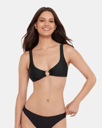Top de bikini Sleek ‘N Chic negro Top de bikini Sleek ‘N Chic negro
