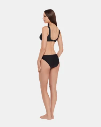 Partes de abajo de bikini Sleek ‘N Chic en negro