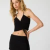 Top de punto Judee Negro Top de punto Judee Negro