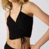 Top de punto Judee Negro Top de punto Judee Negro