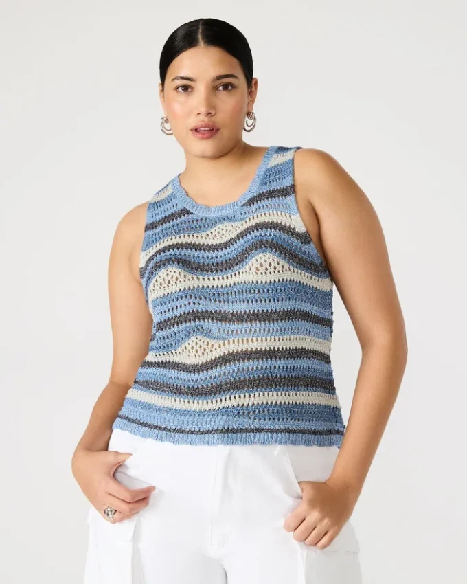 Top Hannah azul multicolor Top Hannah azul multicolor