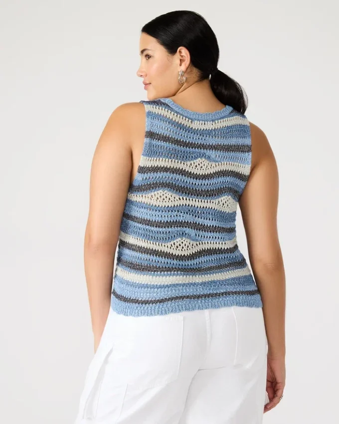 Top Hannah azul multicolor Top Hannah azul multicolor