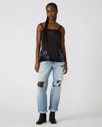 Top Leonorah Negro Top Leonorah Negro