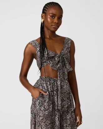 Top Livy verde bosque