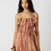 Top Shilloh a rayas multicolor
