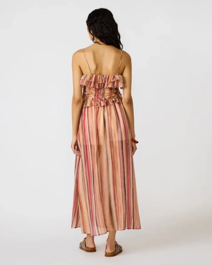 Top Shilloh a rayas multicolor