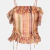 Top Shilloh a rayas multicolor