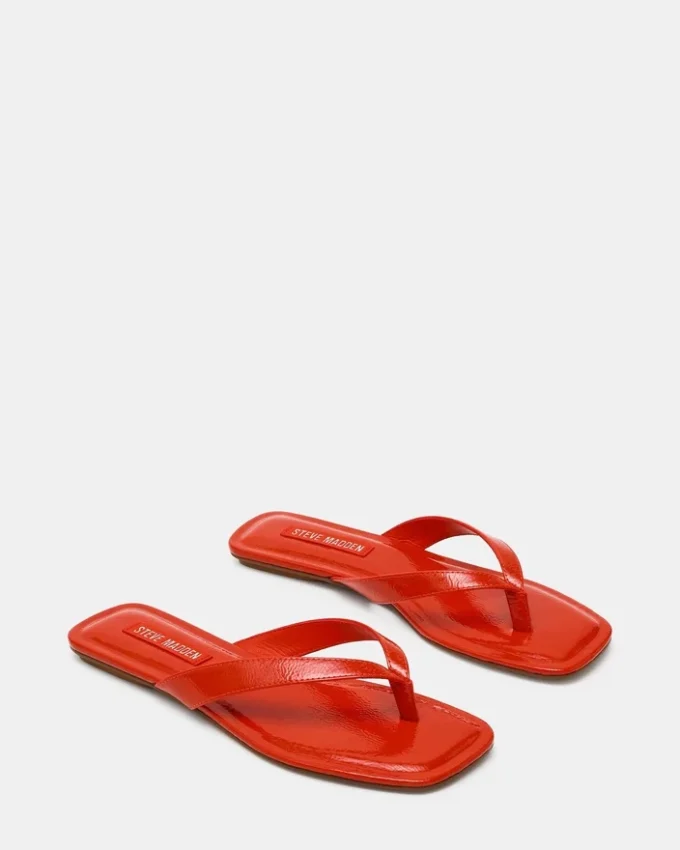 Trella charol rojo anaranjado Trella charol rojo anaranjado