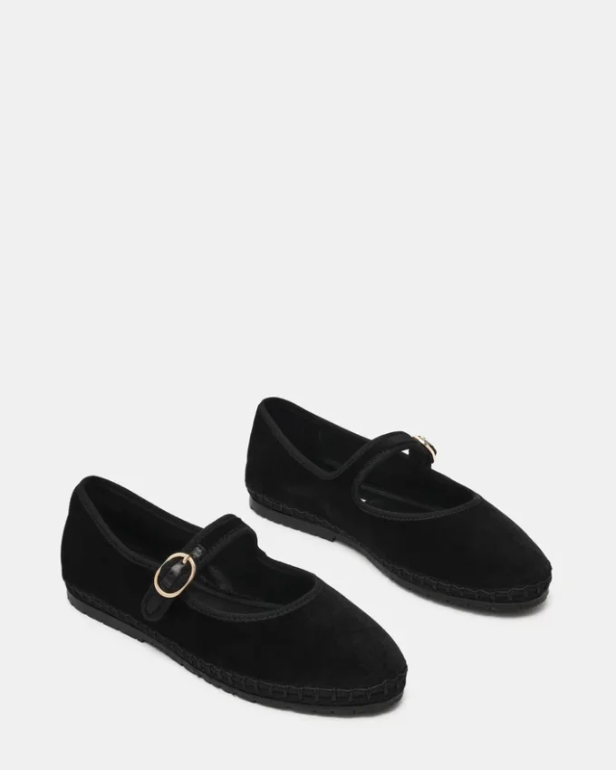 Velma de terciopelo negro