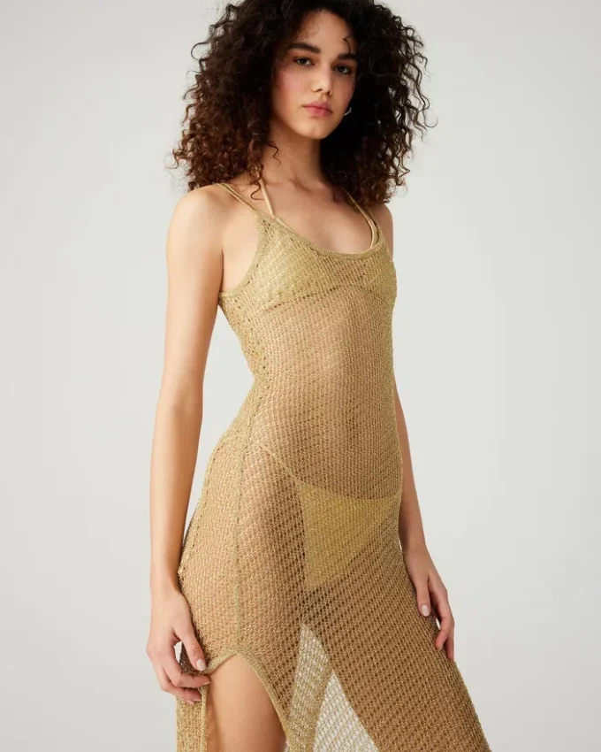 Vestido Anisha Dorado Vestido Anisha Dorado