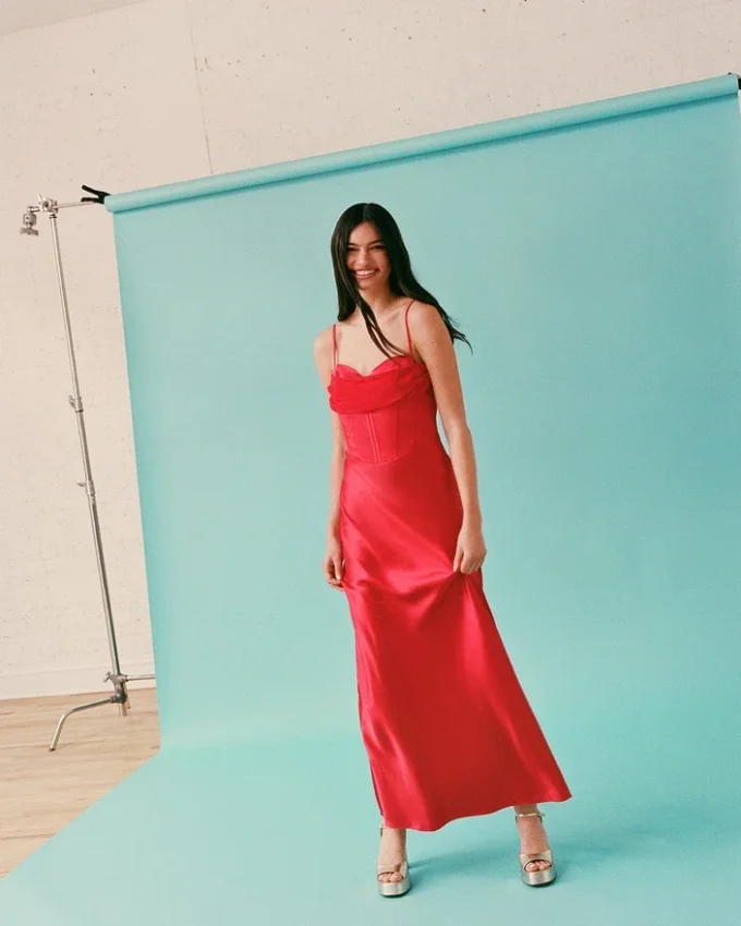 Vestido Carmela Rojo