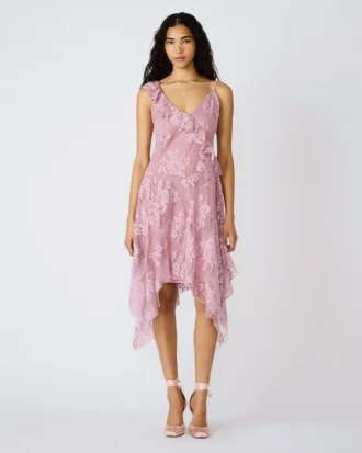 Vestido Dariella Mauve Shadows