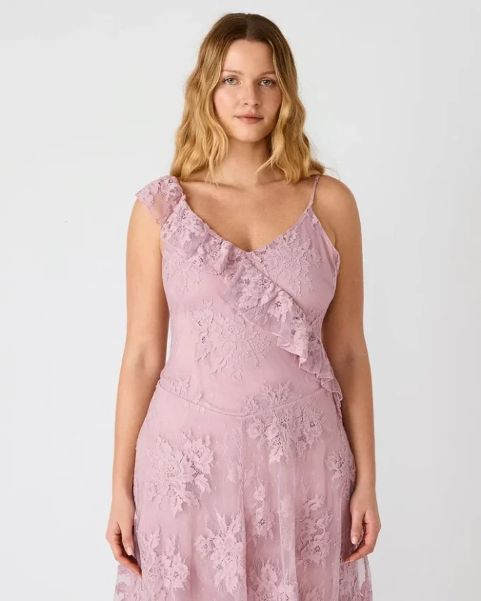 Vestido Dariella Mauve Shadows Vestido Dariella Mauve Shadows