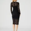 Vestido de encaje Hailee Negro Vestido de encaje Hailee Negro