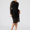 Vestido de encaje Hailee Negro Vestido de encaje Hailee Negro