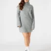 Vestido de punto Abbie Gris