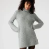 Vestido de punto Abbie Gris