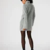 Vestido de punto Abbie Gris