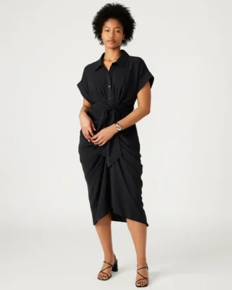 Vestido de punto Tori Negro Vestido de punto Tori Negro