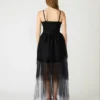 Vestido de tul Emily negro