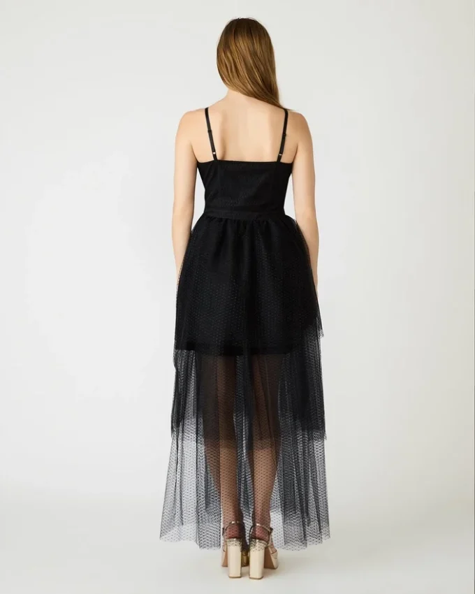 Vestido de tul Emily negro