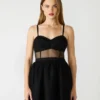 Vestido de tul Emily negro