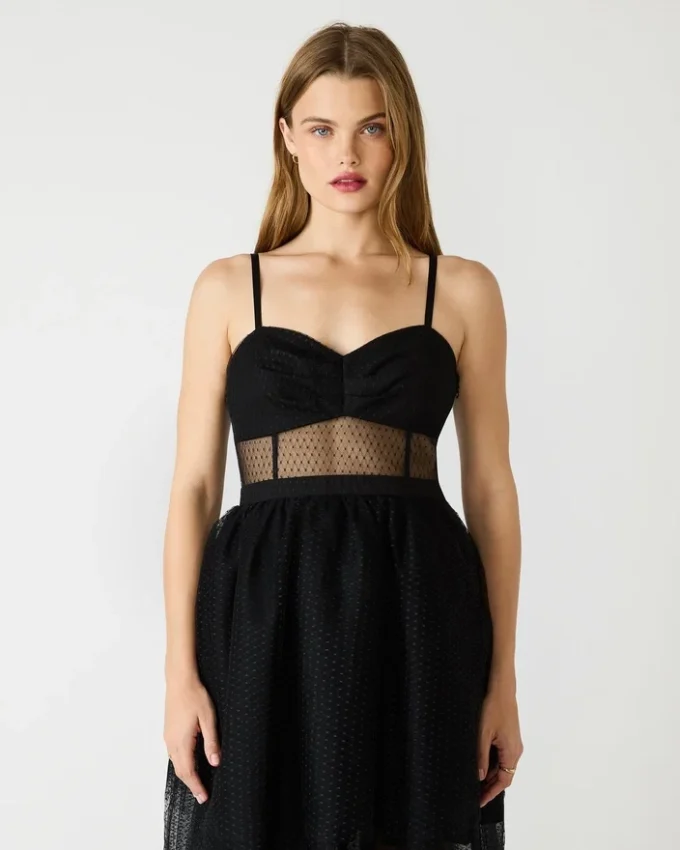 Vestido de tul Emily negro