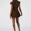 Vestido Dyanne en color espresso oscuro Vestido Dyanne en color espresso oscuro