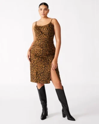 Vestido Giselle Leopardo Vestido Giselle Leopardo