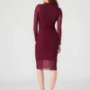 Vestido Hailee color vino