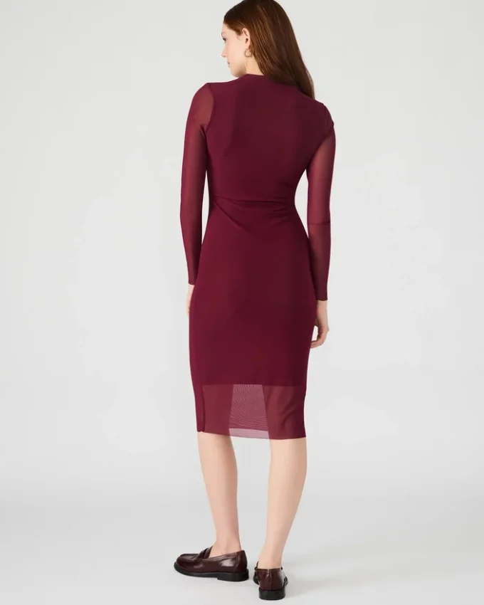 Vestido Hailee color vino