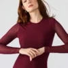 Vestido Hailee color vino