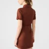 Vestido Joliana en color higo oscuro