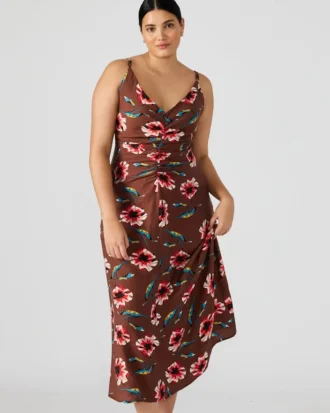 Vestido Monroe Marrón