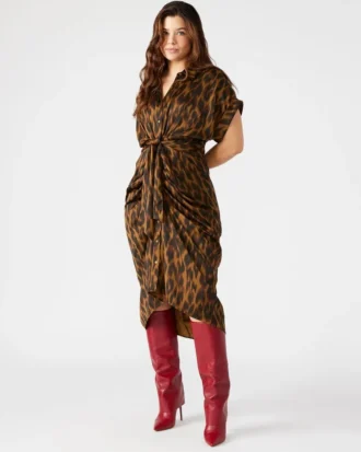 Vestido Tori Leopardo