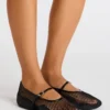 Vickee Black Mesh