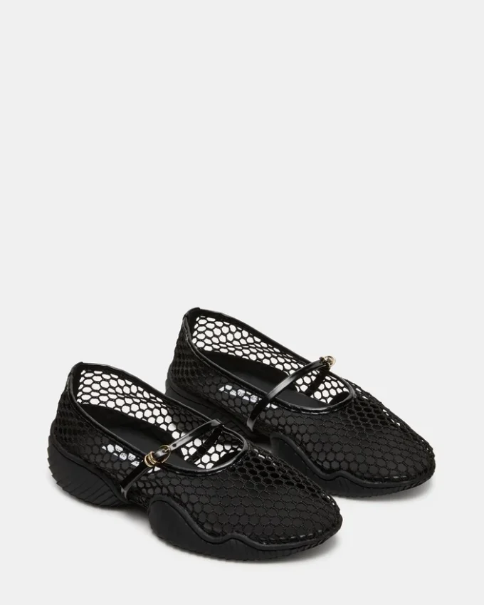 Vickee Black Mesh