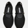 Vickee Black Mesh