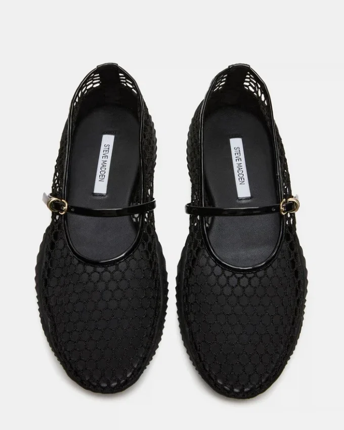 Vickee Black Mesh