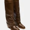 Winnick de cuero verde oliva