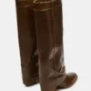 Winnick de cuero verde oliva