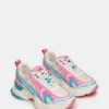 Zapatillas infantiles Spedstr rosa/azul Zapatillas infantiles Spedstr rosa/azul