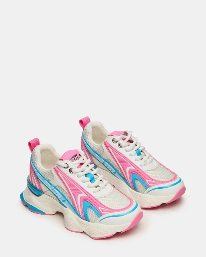 Zapatillas infantiles Spedstr rosa/azul Zapatillas infantiles Spedstr rosa/azul
