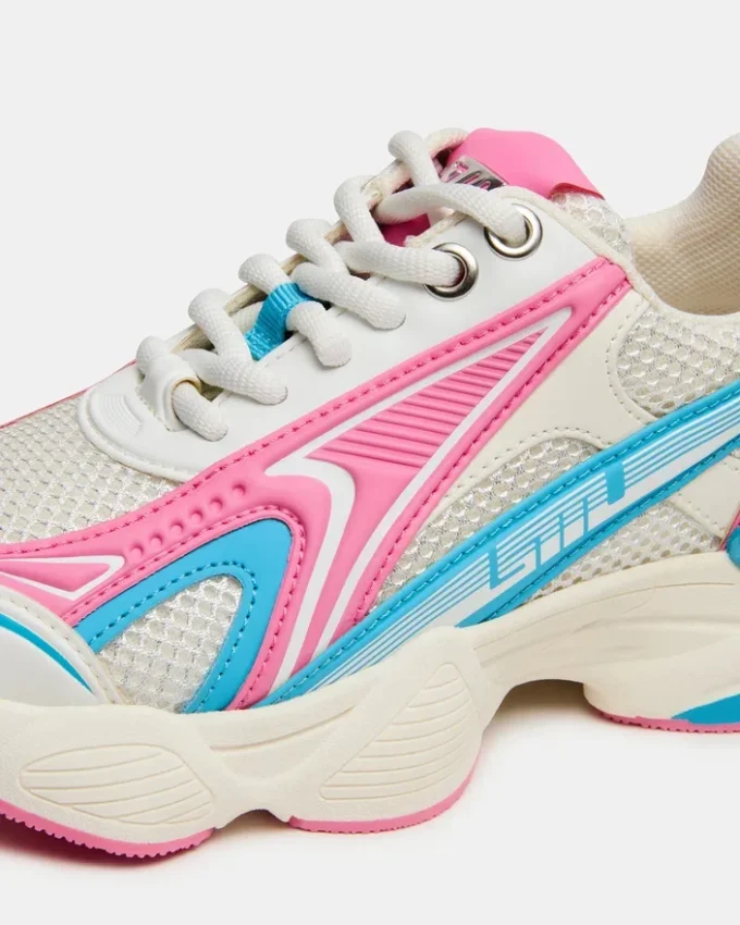 Zapatillas infantiles Spedstr rosa/azul Zapatillas infantiles Spedstr rosa/azul