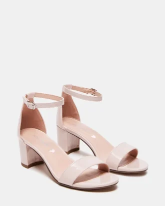 Zapatos de charol Carrson para niños en color rosa